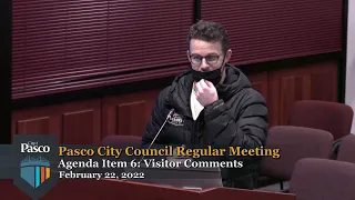 Pasco City Council Regular Meeting, February 22, 2022