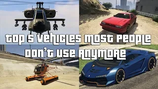 GTA Online Top 5 Vehicles Most People Don't Use Anymore