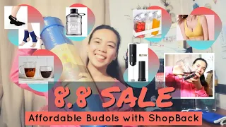 8.8 Sale Budol Cashbacks from Fitness and Home Finds with Shopback 💸💯🔁 | GV Caplas