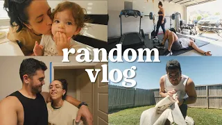 SPEND THE DAY WITH US VLOG: New workout program and *finally* starting home projects!!