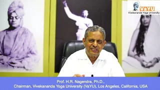 Dr. H. R. Nagendra endorses Vivekananda Yoga University (VaYU)