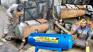 How Air Compressor Tank Manufactured || Amazing Technique of making Air Compressor Tank