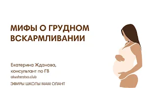 МИФЫ О ГРУДНОМ ВСКАРМЛИВАНИИ