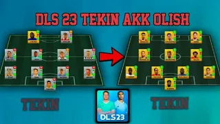 DLS 23 TEKIN AKK OLISH | DLS TEKIN AKKAUNT | O'ZBEK TILDA