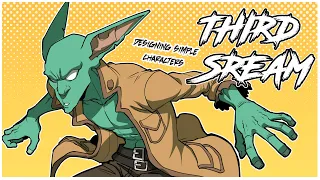 Drawing Simple Character Designs! - Midnight Stream #22 (VOD)