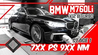 BMW M760Li V12 Biturbo | Chiptuning - Dyno - 100-200 km/h | mcchip-dkr