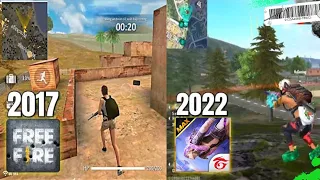 Evolution Of Free Fire 2017 to 2022 | Evolution of Garena Free Fire