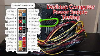 Desktop Computer Power Supply Testing - tagalog