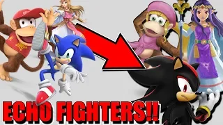 WHAT IF ALL SMASH FIGHTERS HAD AN ECHO FIGHTER (+) - Super Smash Brothers Ultimate