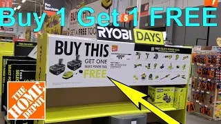 Ryobi Days 2021 (Buy 1 Get 1 FREE!!) @ Home Depot