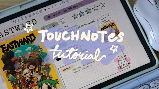 Touchnotes tutorial 🪶 Best free note taking app for android | Samsung Galaxy Tab S7