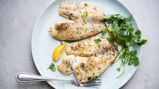 Air Fryer White Fish with Garlic & Lemon Pepper