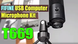 Найкращий бюджет-FIFINE Комплект комп'ютерів T669 USB Microphone 20...