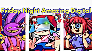 Friday Night Funkin' Vs Friday Night Amazing Digital | The Amazing Digital Circus (FNF/Mod/Cutscene)