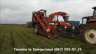 Комбайн для збирання Моркви трактор МТЗ-82 + tractor Valtra
