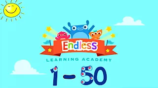 Endless Numbers 1 - 50 | Meet Number One to fifty | Fun Learning for Kids