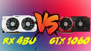 Сравнение RX 480 vs GTX 1060 - 8 игр