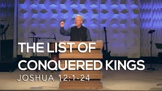 Joshua 12:1-24, The List Of Conquered Kings