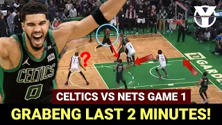 Ang DETALYADONG last 2 minutes ng Nets vs Celtics Game 1! Jayson Tatum game winner!