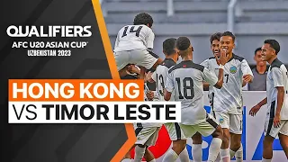 Highlights - Hong Kong vs Timor Leste | Qualifiers AFC U20 Asian Cup Uzbekistan 2023