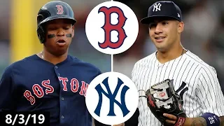 Boston Red Sox vs New York Yankees Highlights (Game 1) | August 3, 2019 (2019 MLB Season)