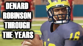 DENARD ROBINSON THROUGH THE YEARS - NCAA FOOTBALL 10 TO MADDEN 18