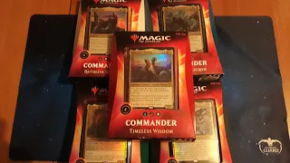 Ouverture des decks Commander 2020 (Enhanced Evolution), Cartes Magic The Gathering, mtg !