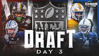 Detroit Lions 2024 NFL Draft Watch Party Day 3! | Crunch Time