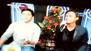 Alden Richards and Bryan singing God Gave Me You