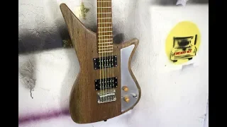 Replacements Color Me Impressed on a Reclaimed Wood Guitar - Astola