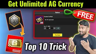 Free Unlimited AG Currency in BGMI | Top 10 Trick Get Free AG Currency in Pubg/BGMI | Prajapati YT