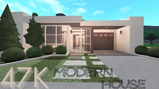 47K Modern House | No Gamepass | Bloxburg Build