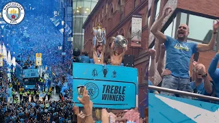 Crazy Scenes As 200,000 Man City Fans Celebrate Together With The Team The Champions League Title