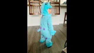 Baby Joseph in Sully Monsters Inc. costume