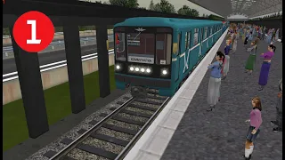 Вся Сокольническая линия ММ в Trainz 12! (1 путь)