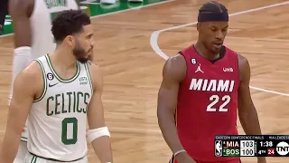 Jimmy Butler's TOUGH Defense vs. Jayson Tatum in the 4Q