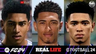 EA SPORTS FC 24 vs EFOOTBALL 2024 | REAL MADRID FC | FACES COMPARISON | LuisFCH