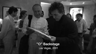 George Harrison & Paul McCartney - Cirque du Soleil's "O" Backstage, 2001 (George's TRUE Last Video)