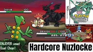 Pokemon Vintage white Post game Elite 4 Hardcore Nuzlocke