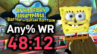 SpongeBob SquarePants: Battle for Bikini Bottom Any% Speedrun in 48:12 (WR on 10/5/2020)