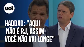 Debate na Globo: Haddad e Tarcísio discutem sobre caso Paraisópolis