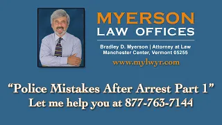 Common Police Mistakes Made after a DUI Arrest Part 1 - www.mylwyr.com