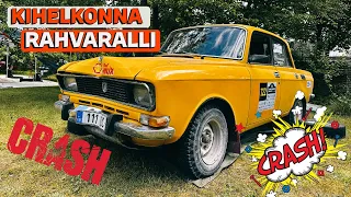 KIHELKONNA RAHVARALLI 2023. CRASH ACCIDENT WITH MOSKVITCH. МОСКВИЧ ПОПАЛ В АВАРИЮ!