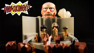 Unboxing Nendoroid Colossal Titan (juguetes de Attack on Titan) || Explosión Comics TV