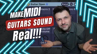 Make MIDI Guitars Sound Real! - Ableton Guitar Open