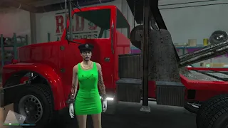 GTA V Salvage Yard, Tow Truck Service, Karin Rusty Rebel