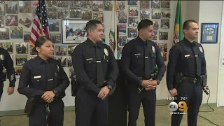 LAPD Officers Honored For Saving Man