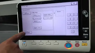 System error clear - Konica Minolta