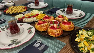 KAHVALTI SOFRASI HAZIRLIĞI/ Pratik kahvaltılık Tarifler/Şef Hanım
