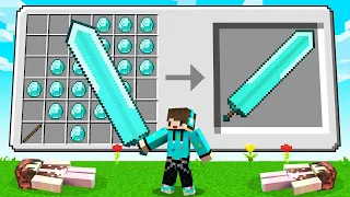 AKU HACK MINECRAFT AGAR BISA MEMBUAT SENJATA PRANK 😂🤣